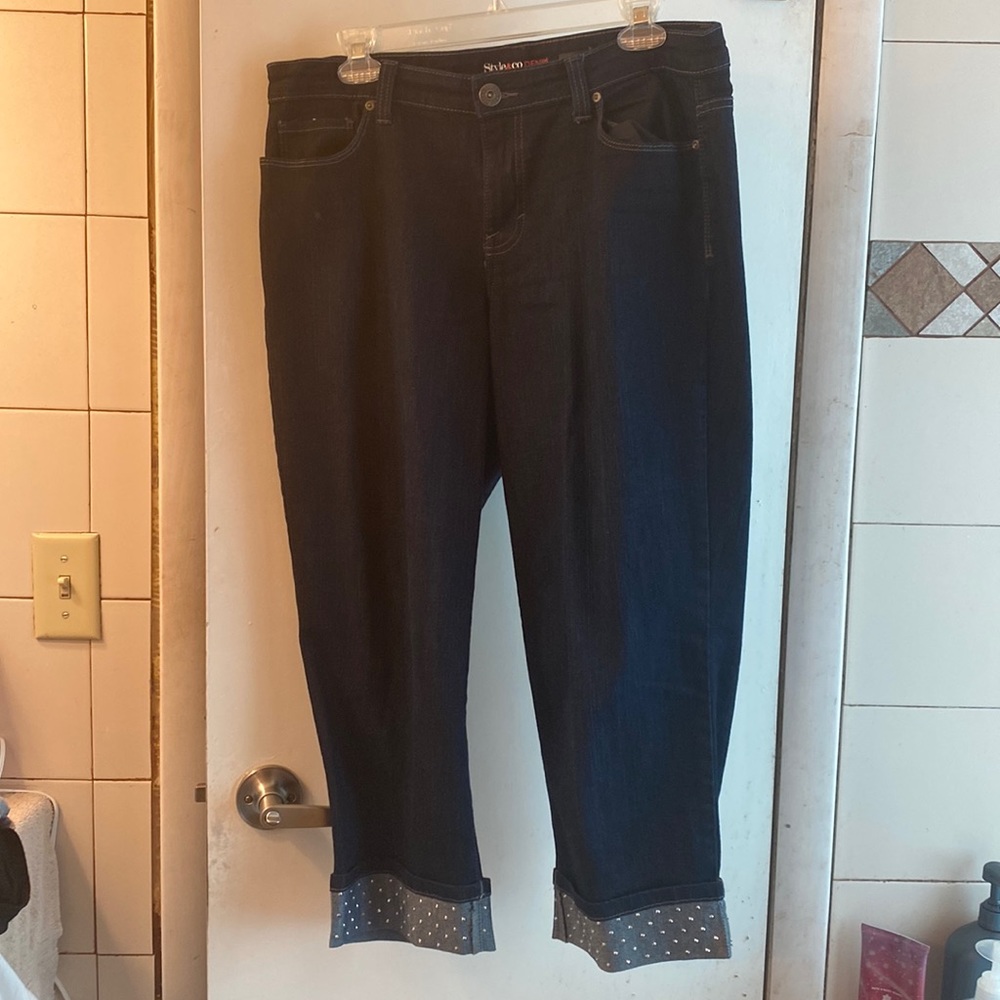 Blue Jean Capris